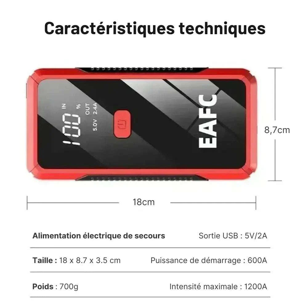 Booster de batterie EAFC 2000A