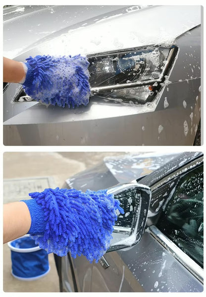 Gant de lavage chenille