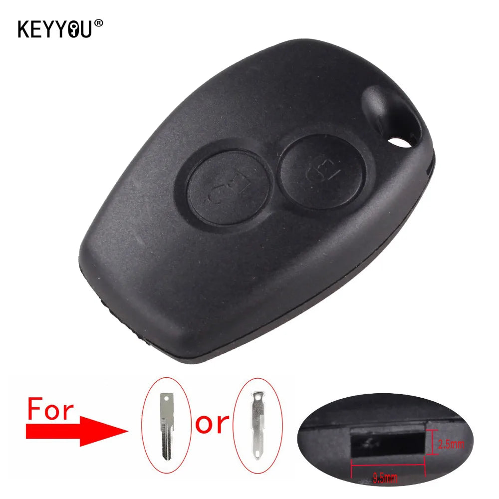 Coque de clé sans Lame Compatible Renault / Dacia