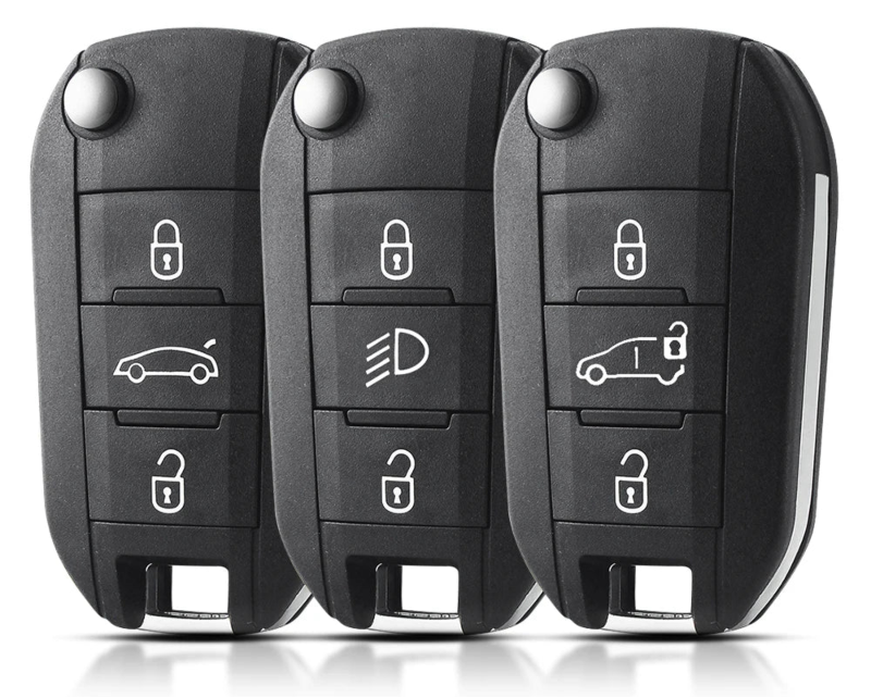 Coque de clé Peugeot  / Citröen 3 BOUTONS